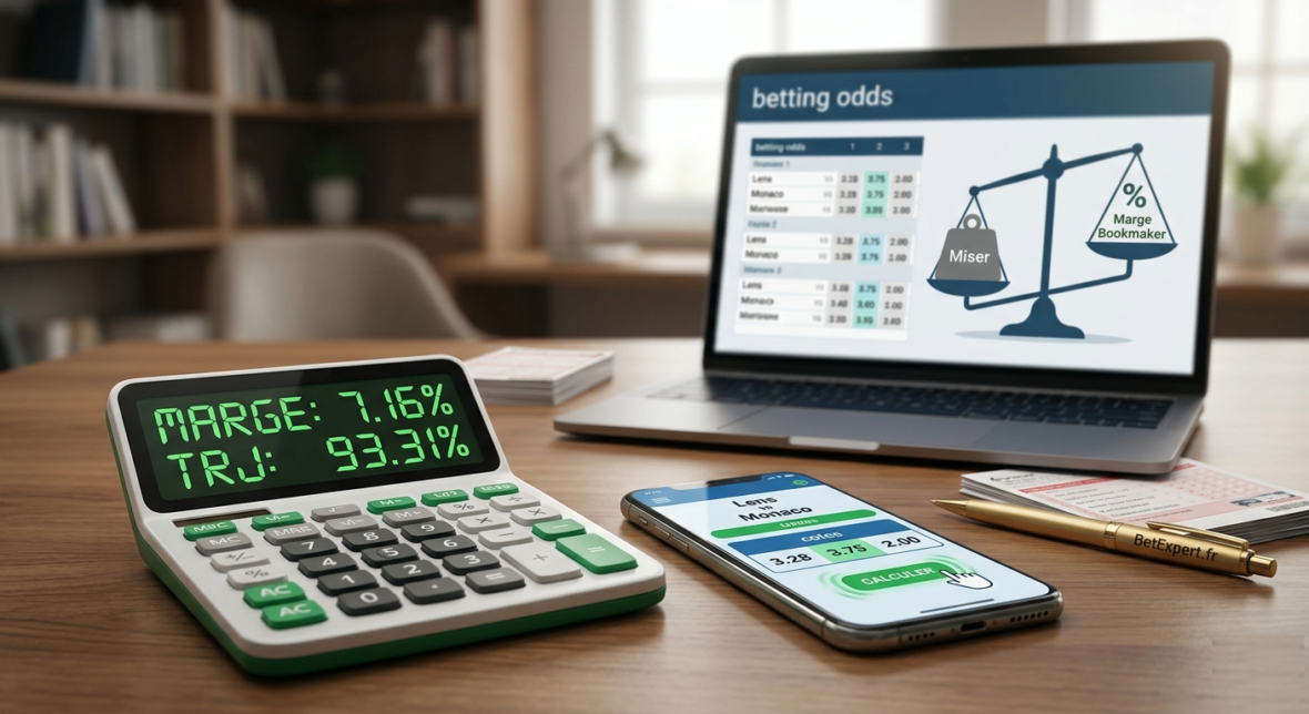 Calculer la marge du bookmaker